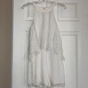 Lilly Pulitzer White Lace Romper
